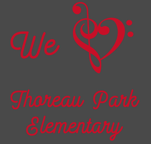 Thoreau Park Elementary Choir shirt design - zoomed
