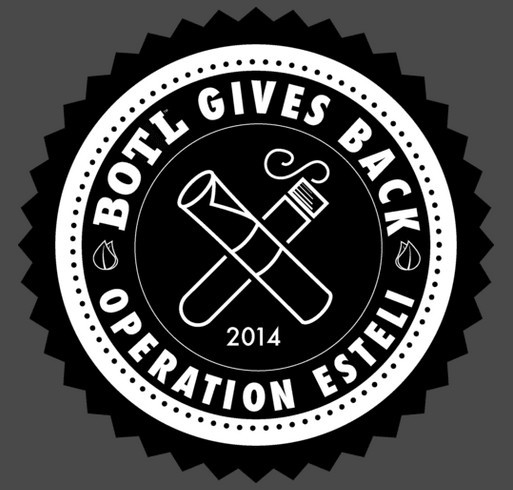 BOTL Gives Back - Operation Esteli, 2014 shirt design - zoomed