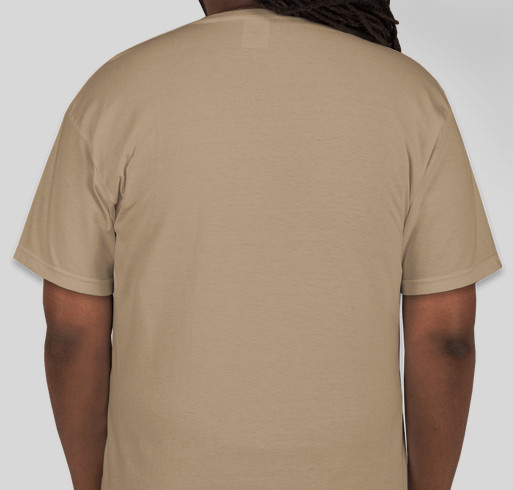 Milsim Fighting PTSD Fundraiser - unisex shirt design - back