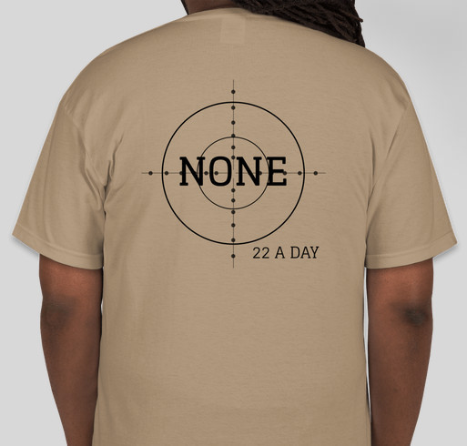 Target None Fundraiser - unisex shirt design - back