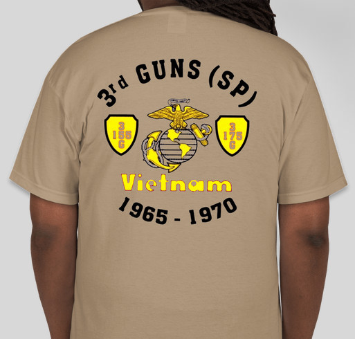 USMC - 3rd 155/175 Gun Battery 5th annual reunion Fundraiser - unisex shirt design - back