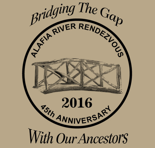 2016 Alafia River Rendezvous shirt design - zoomed