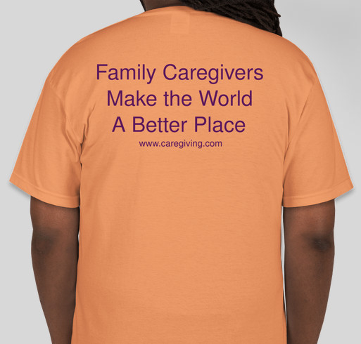 Support CareGiving.com Fundraiser - unisex shirt design - back