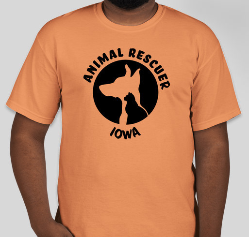 Animal Rescuers of Iowa Fundraiser - unisex shirt design - front