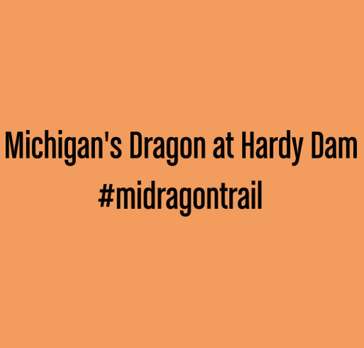 Michigan's Dragon at Hardy Dam shirt design - zoomed