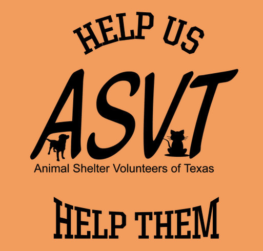 Support ASVT and Conroe Animal Shelter Pets shirt design - zoomed
