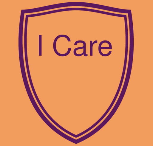 Support CareGiving.com shirt design - zoomed
