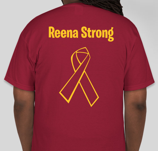 Reena Strong Fundraiser - unisex shirt design - back