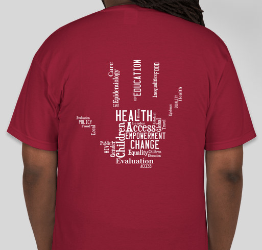 Arcadia University Public Health Student Society Fundraiser - unisex shirt design - back