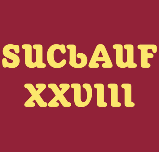 28th Annual SUCbAUF Crawfish Boil shirt design - zoomed