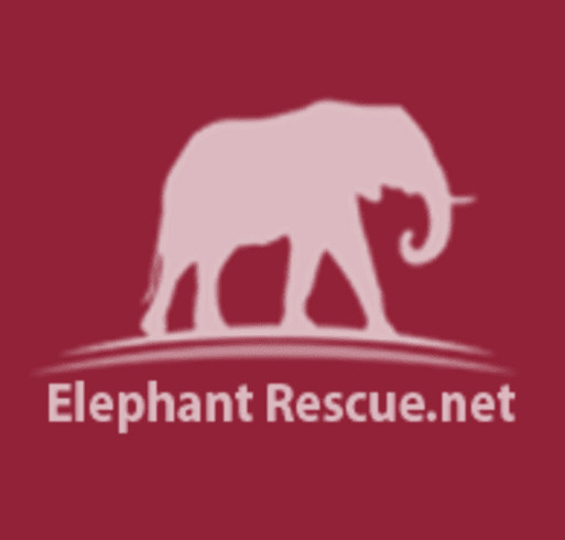 Elephant Rescue.net shirt design - zoomed