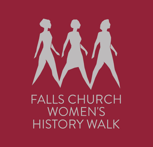 Falls Church Women's History Walk 2018 shirt design - zoomed