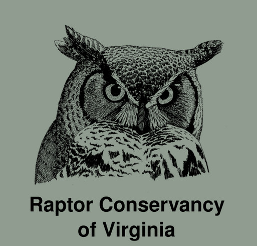 Raptor Conservancy of Virginia - Help us feed injured owls, hawks & falcons! shirt design - zoomed