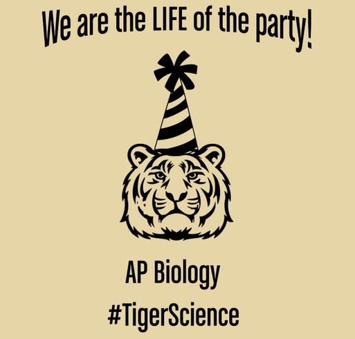 AP Biology shirt design - zoomed