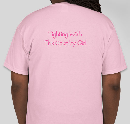 Fight With Traci Fundraiser - unisex shirt design - back