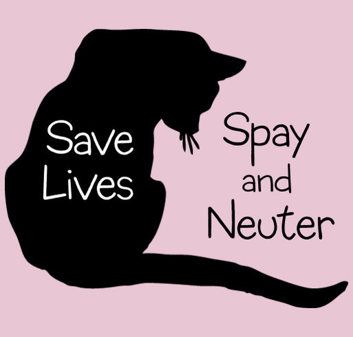 Save homeless cats - Spay & Neuter shirt design - zoomed