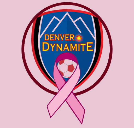 Denver Dynamite - 2014/15 Season Pass Support Pink T-Shirt shirt design - zoomed