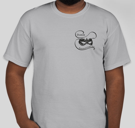 Fifty Shades Darker Inspired Masquerade Charity Ball T-Shirt Fundraiser - unisex shirt design - front