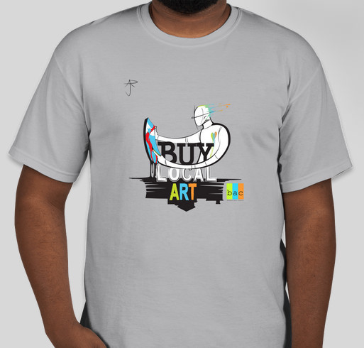 Buy Local Art Fundraiser - unisex shirt design - front
