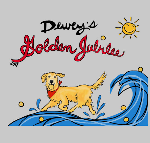 2017 Fall Dewey's Golden Jubilee shirt design - zoomed