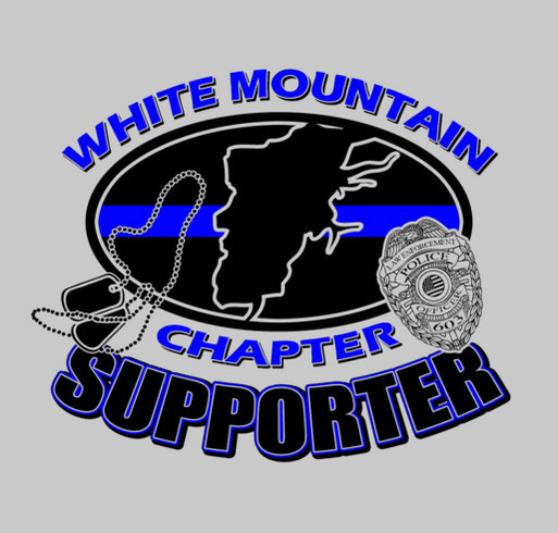 Nam Knights of America White Mountain Chapter shirt design - zoomed