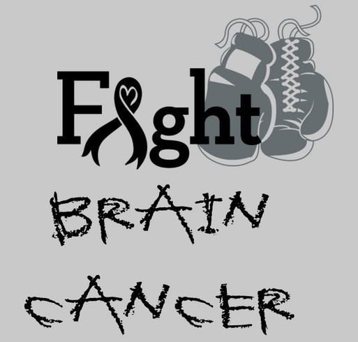 Fighting Brain Cancer - "Team Emma" shirt design - zoomed