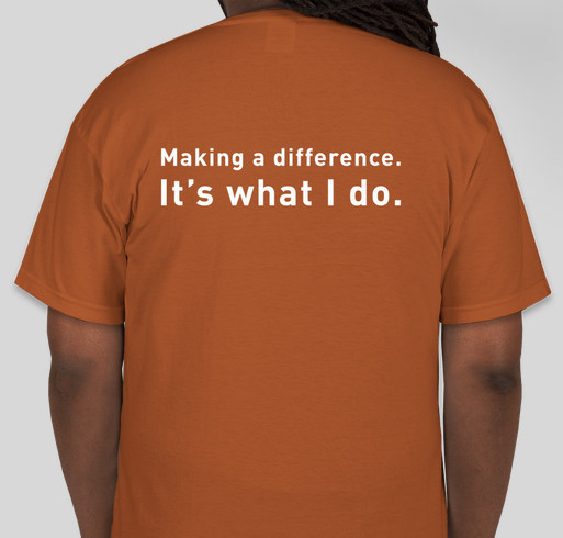 AHS Volunteer T-shirt 2015 Fundraiser - unisex shirt design - back