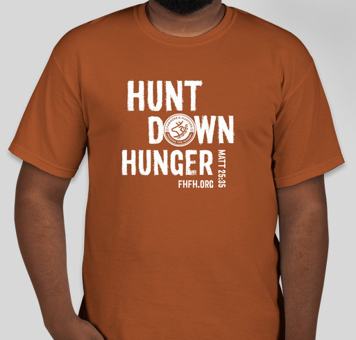 Hunt Down Hunger Fundraiser - unisex shirt design - front
