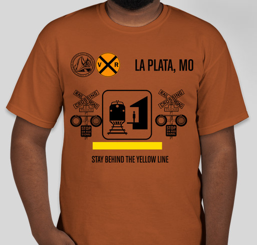 LaPlata Railroad Days Keith Thomas T-Shirt Fundraiser - unisex shirt design - front