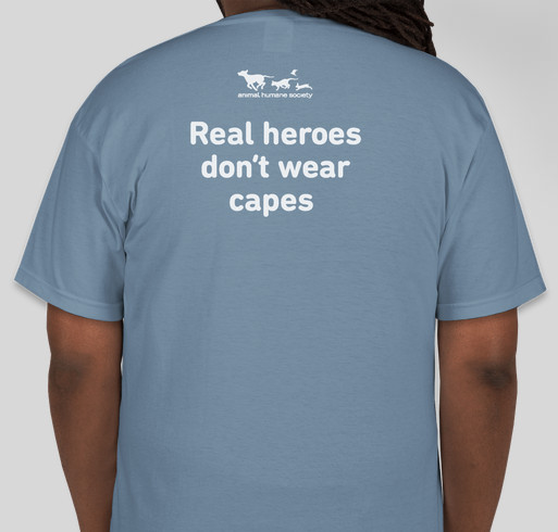 Get your swag on with this pawesome one of a kind volunteer t-shirt Fundraiser - unisex shirt design - back