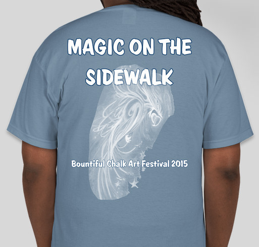 Magic on the Sidewalk Fundraiser - unisex shirt design - back