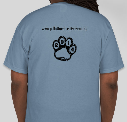 Pulled From The Pits Rescue & Sanctuary Fundraiser - unisex shirt design - back