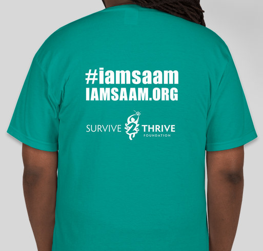 I AM S.A.A.M! INTOXICATION ≠ CONSENT Fundraiser - unisex shirt design - back