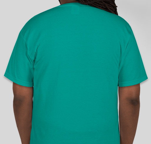 TURN UP A BOOK Fundraiser - unisex shirt design - back