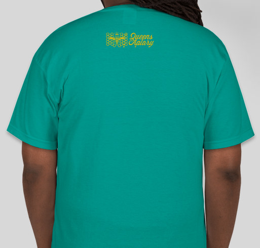 Queens Apiary Moving and Restart 2016 Fundraiser - unisex shirt design - back