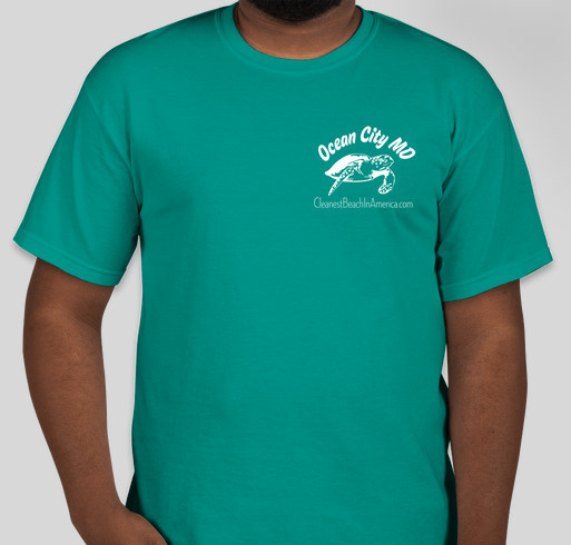 Ocean City MD, the Cleanest Beach In America Fundraiser - unisex shirt design - front