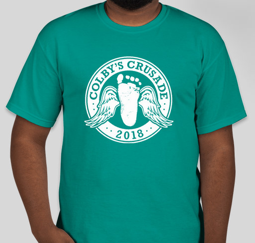 Colby's Crusade 2018 Fundraiser - unisex shirt design - front