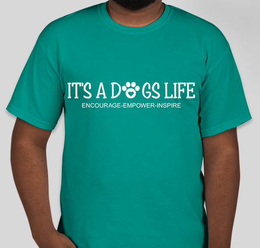 Its A Dogs Life Fundraiser - unisex shirt design - front