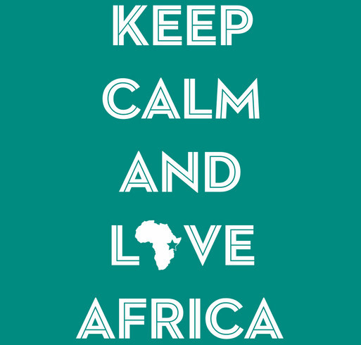Love on Africa shirt design - zoomed