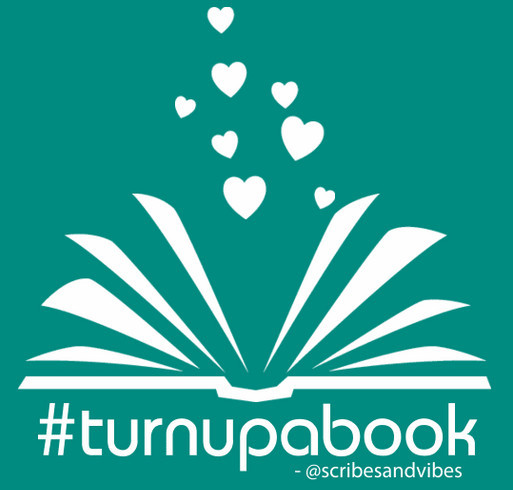 TURN UP A BOOK shirt design - zoomed