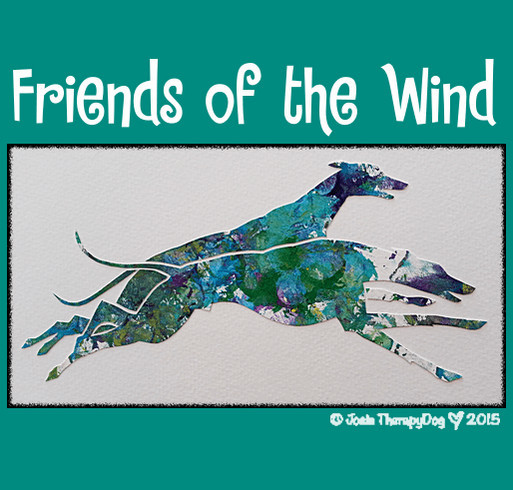 Josie TherapyDog: “Friends of the Wind” Unisex Shirt Campaign shirt design - zoomed