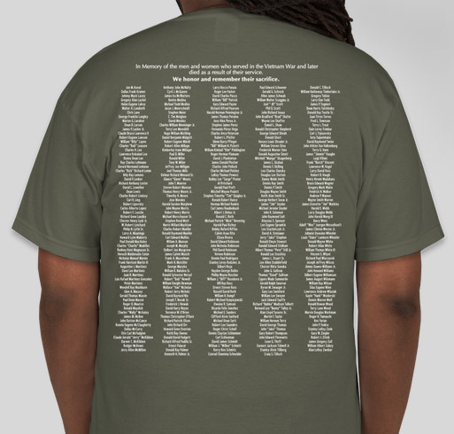 The 2024 In Memory Honoree Shirt Fundraiser - unisex shirt design - back