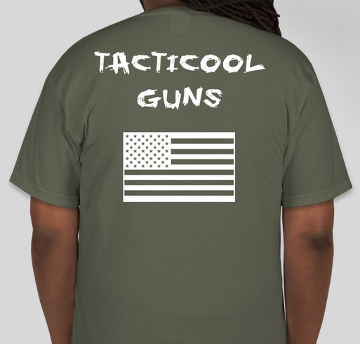 Tacticool Guns Fundraiser - unisex shirt design - back
