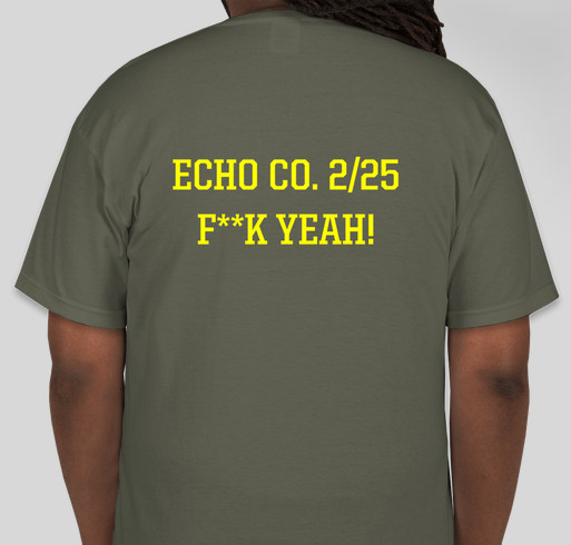 2015 - Echo Co. 2/25 Marine Corps Ball Fundraiser - unisex shirt design - back
