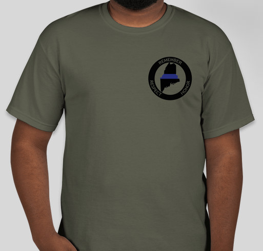 Remember Maine's Fallen Fundraiser - unisex shirt design - front