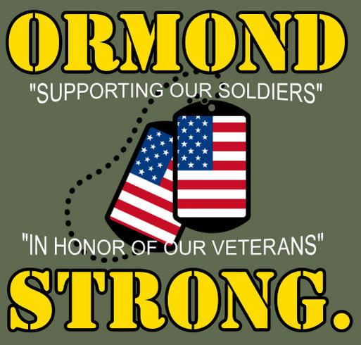 3rd Annual ORMOND STRONG T-Shirt Booster shirt design - zoomed