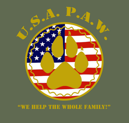 Patriot Animal Welfare Tee shirt design - zoomed