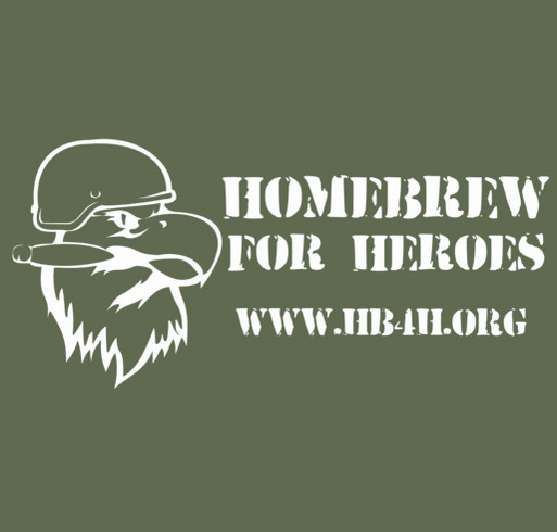 Homebrew For Heroes shirt design - zoomed