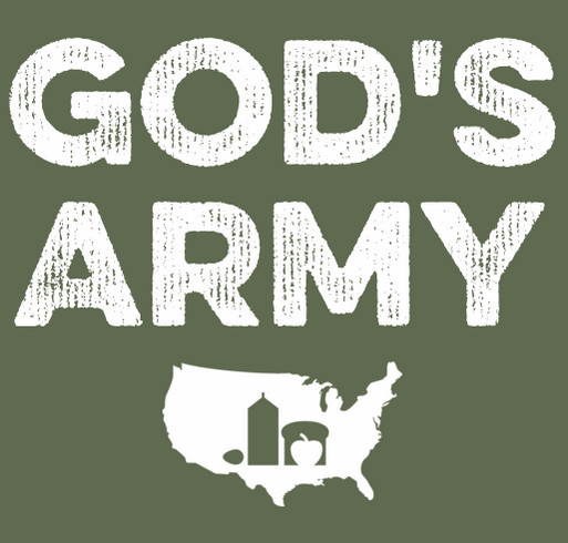 God's Army T-shirt shirt design - zoomed