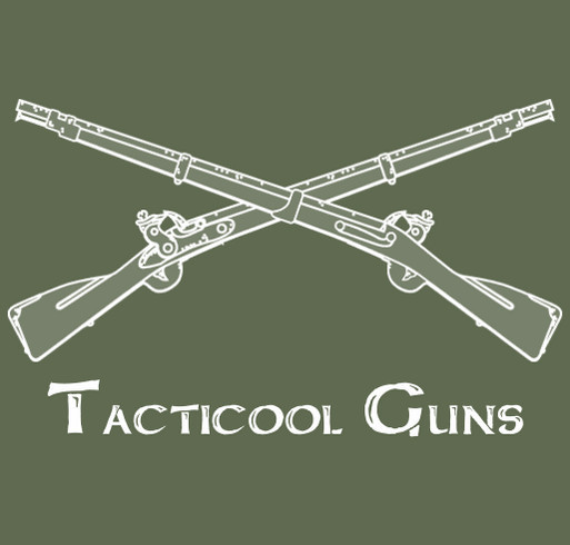 Tacticool Guns shirt design - zoomed